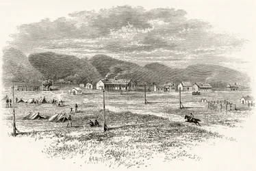 Peake Overland Telegraph Station, South Australia, c.1880, from 