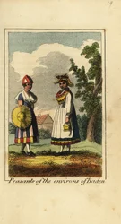 Peasant women of the environs of Baden, Germany