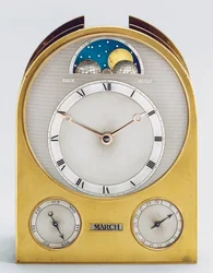 Perpetual calendar travel timepiece, 1898