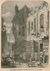 Picturesque Sketches of London - The Rookery, St Giless