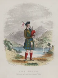 Piper of Clan Gordon, Scotland