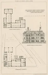 Plan of New Schools, Great Hunter Street Schools, Old Kent Road