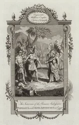 Popillius with King Antiochus