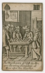 Popish Plot Playing Card