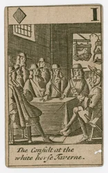 Popish Plot Playing Card