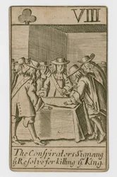 Popish Plot playing card