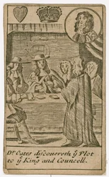 Popish Plot playing card