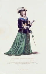 Portrait of Christina Queen of Sweden (1626-1689)
