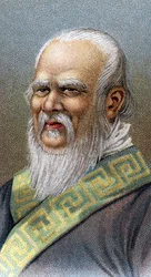 Portrait of Confucius (551-479 BC) - From series Leaders of Men - Chromolithography - English School, 20th century