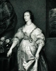 Portrait of Henrietta Maria (1609-69) from 