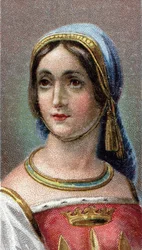 Portrait of Joan of Arc (c1412-31) - From series Leaders of Men - Chromolithography - English School, 20th century