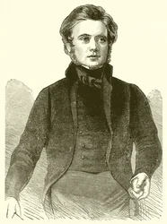 Portrait of John Bright in 1843