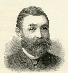 Portrait of Mr. R. Urwin, Secretary to the Tyne Improvement Commissioners, 1884