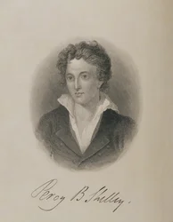 Portrait of Percy Bysshe Shelley