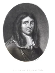 Portrait of Richard Cromwell, engraved by Richard Earlom from 