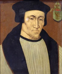 Portrait of Richard Foxe, Bishop of Winchester, Lord Privy Seal to Henry VII and Henry VIII and Founder of Corpus Christi College, Oxford