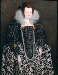 Portrait of a Woman, Traditionally Identified as Mary Clopton of Kentwell Hall, Suffolk