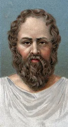 Portrait of Socrates (469-399 BC) (from series 