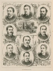 Portraits of the 1877 Cambridge Crew