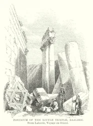 Posticum of the Little Temple, Baalbec