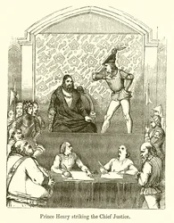 Prince Henry Striking the Chief Justice