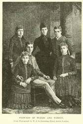 Princess of Wales and family