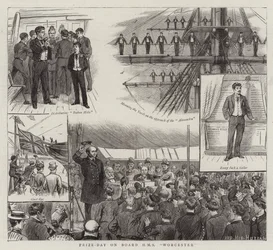 Prize-Day on Board HMS Worcester