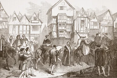 Procession of Wolsey to Westminster Hall