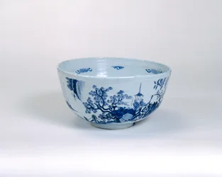 Punch bowl, possibly made in Brislington, c.1675-1700