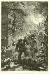 Pursuit of the Insurgents in the Catacombs, May 1871