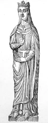 Queen Berengaria (c.1180-1246) (engraving)