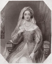 Queen Catherine of Aragon, wife of Henry VIII (