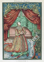 Queen Elizabeth I at Prayer, frontispiece to 