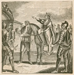 Queen Margaret Causing the Head of the Duke of York to be Fixed on the Gates of the City of York