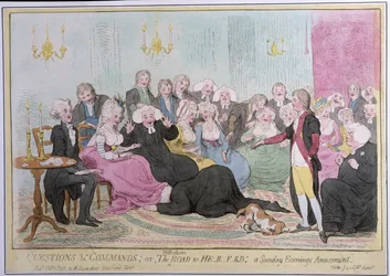 Questions and Commands, or The Mistaken Road to Hereford: a Sunday Evenings Amusement, published by Hannah Humphrey in 1788