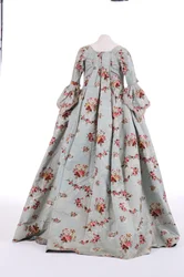 Rear view of a sack back dress, 1760s