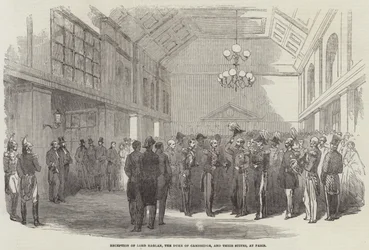 Reception of Lord Raglan, the Duke of Cambridge, and their Suites, at Paris