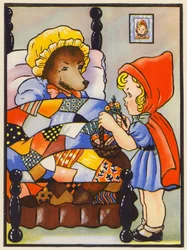 Red Riding Hood Thinks the Wolf is Her Grandmother