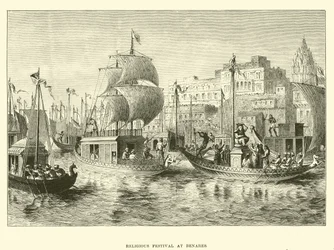Religious Festival at Benares
