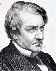 Richard Southwell Bourke, 6th earl of Mayo (1822-1872) (engraving)