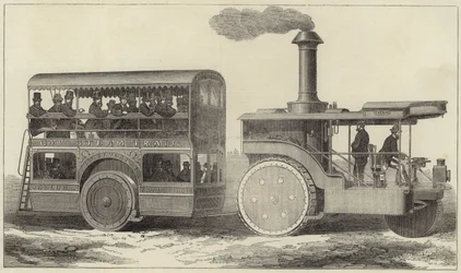Road Steamer and Omnibus for the Indian Government