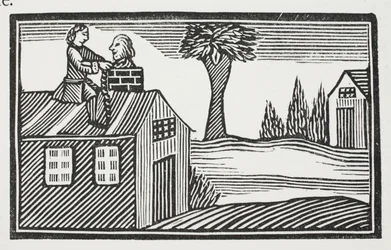 Robbing the house of its bacon (illustration)
