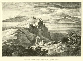 Rock of Tiberius, with the Jupiter Villa, Capri
