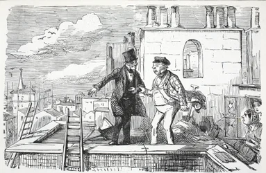 Rooftops, Illustration from Punch