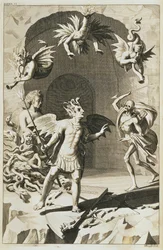 Satan and his demons, from 