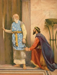 Saul and Samuel, I Samuel, XV, 27