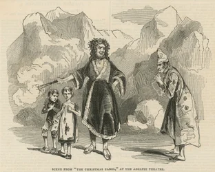 Scene from The Christmas Carol