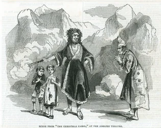 Scene from The Christmas Carol at the Adelphi Theatre