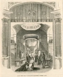 Scene from the play The Patrician