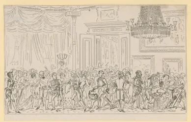 Scene of London life